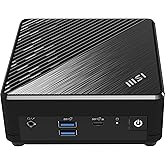 MSI Cubi N ADL-001BEU Mini PC Barebone - CPU Intel N200, Ultra 4K HD, 3200MHz SO-DIMMs, M.2 SSD, 2.5 HDD, USB 3.2 Gen 2, Tipo
