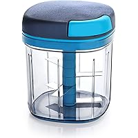 Ganesh Master Chopper with 5 Stainless Steel Blades, XL Large Jumbo Chopper (900 Ml)