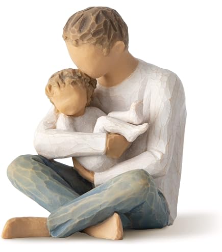 Figurine - WILLOW TREE - Patience - Sculpture en résine multicolore de 18 cm - Jeux