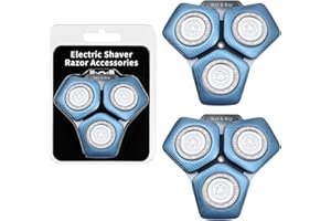 ‎BESTBOMG SH71/50 Scherköpfe kompatibel mit Phil*is S5000 Serie (S5XXX), S7000 (S7XXX),SH60/70 und SH71/50, 2 Stück, Blau