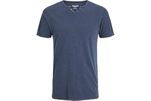 JACK & JONES T-Shirt T-Shirt Chiné Col Fendu