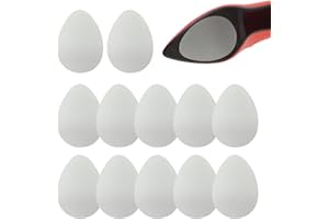 JUGNAW Pack de 12 Semelles Antidérapantes Autocollants Translucides en Caoutchouc, Coussinets Découpables pour Talons Hauts et Lisses Chaussures Femme - Sécurité et Confort Quotidien