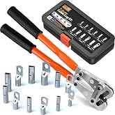 SOMELINE Crimping pliers terminal pliers, tubular wire terminal pliers 6-50 mm&sup2; crimping pliers suitable for Cembre A-M cable