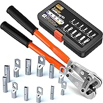 Preciva Lot De 6 Pinces à Sertir Avec Mâchoires à Libération