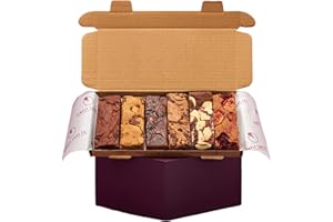 Simply Cake Co. - Original Mix - 6 Pieces - Homemade Brownies & Blondies - Delicious Selection - Premium Ingredients - Gooey & Indulgent - Brownie Mix - Luxury Treats - Flavourful