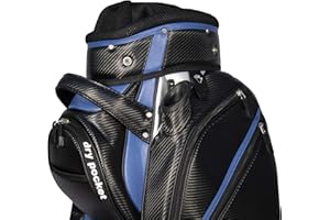 CLEARANCE GOLF Hippo Golf Cart Bag Waterproof Material And Dry Pocket B/B