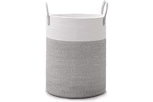 KUOGAS Panier à Linge,60L Paniers à Linge,Panier à Linge Sale Portable Avec Poignée Adaptés à La Buanderie,Dans La Chambre D'enfants,Dans La Salle De Bain Et Dans Le Salon 50