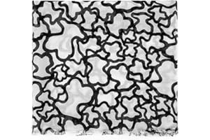 Tous Kobiety Kaos Szal, Czarny/Szary, 180 x 70