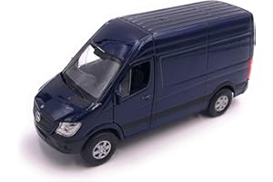 H-Customs Mercedes Benz Sprinter Modellauto Auto Lizenzprodukt 1:34-1:39 Blau