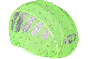 EASTINEAR Bike Helmet Cover with Reflective Strip Waterproof Windproof High Visibility Bicycle Cycling Riding Gear Accessories