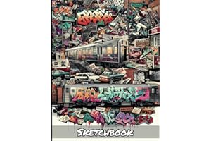 Graffiti Urban Environment Sketchbook: Draw Street Art on Billboards Trains Subways Trucks & Walls Templates Blank Personal Artist Book