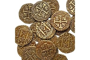 FGFGHRTS Réplica de doblón de oro español, tesoro pirata, G70, una moneda por pedido