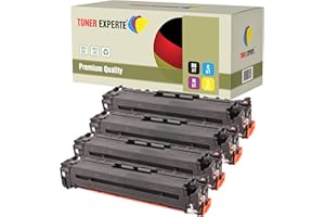 TONER EXPERTE® 4 Toner compatibili per HP LaserJet Pro 200 Color M251n M251nw MFP M276n M276nw Canon i-SENSYS LBP7100Cn LBP7110Cw MF628Cw MF8280Cw (Nero: 2400 & Ciano, Magenta, Giallo: 1800 pagine)