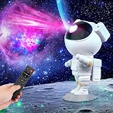 Storio Plastic Baby Toys Astronaut Galaxy Projector with Remote Control - 360° Adjustable Timer Kids Astronaut Nebula Night L