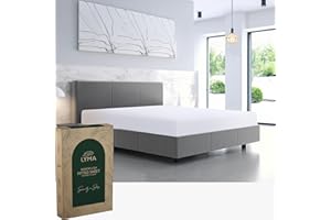 LYMA Bedding Fitted Sheet Small Double, Deep Pocket 35CM, OEKO-TEX Certified, Ultra Soft Nanoplush Double Brushed Quick Dry, Shrink Wrinkle & Fade Resistant, Easy Care Elastic Bottom Sheet (White)