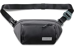 HEIMPLANET Original | Transit Line Sling Pocket XL | Bolsa Unisex de Cadera Impermeable Hecha de Dyecoshell con Cierre de Aluminio (Caslterock)
