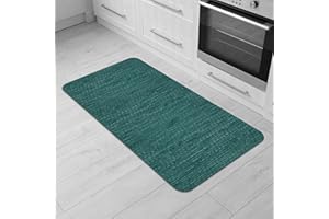 Comart - Dywan kuchenny Nancy - Antypoślizgowy - Można prać w pralce - Nowoczesny chodnik szenilowy - Bieżnik do przedpokoju i kuchni - Miękki i trwały - Wyprodukowano we Włoszech - Jadeit - 50 x 100
