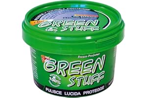 EURO MARKETING MANUFACTURING GREEN STUFF - Pasta naturale per pulizia, 300 g, Il pacchetto può variare