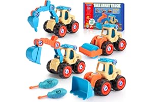 Anginne Digger Toys for 3-12 Year Olds, Kids Toys Age 3 4 5 6 7 Games for 3-12 Year Olds Boys Toy Age 3-10 Years Old Boys Gifts Construction Toys 3-9 Year Old Boy Gifts Christmas Xmas Gifts for Kids