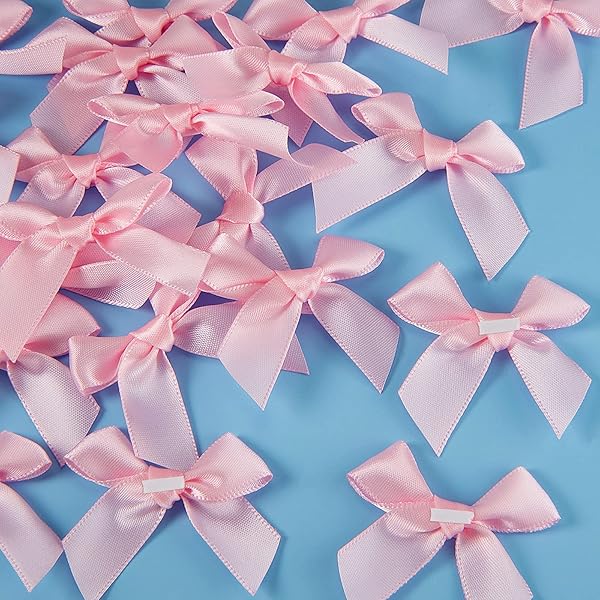 Noeud De Sorcière 200 Nœuds Cadeaux Roses/blancs - Mini Décorations ...