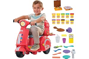 Play-Doh-lekset med skoter för pizzaleveranser, pyssel för barn
