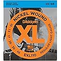 D'Addario EXL110 Nickel Wound Electric Guitar Strings, Regular Light, 10-46