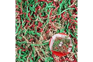 ACTOYS Papier Déchiqueté pour Cadeau, Papier de Remplissage Colis 100g, Papier Remplissage Cadeau, Papier Raphia Déchiqueté, Remplissage Colis, Papier Kraft Déchiqueté pour Décorer et Protéger Cadeaux