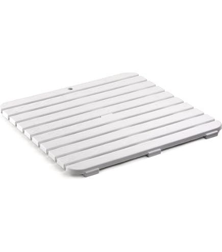 CHILL HOUSE Tapis de Douche antidérapant - Tapis de Bain en Bambou CHILL HOUSE Tapis de Douche antidérapant - Tapis de Bain en Bambou