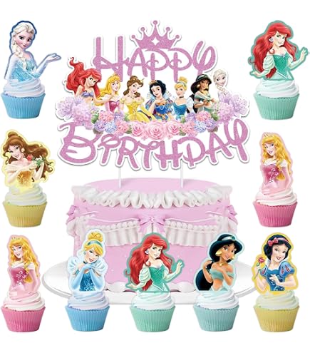 Amscan Cocktailservietten Princess Party – Motivservietten Für Kindergeburtstag & Feiern