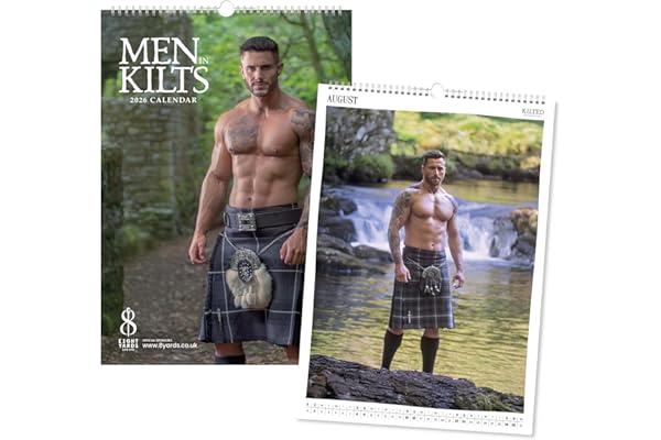 Calendrier 2026 Men in Kilts A3