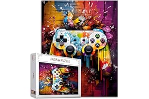 TUCOCOO Jeu À Thème de Puzzle 1000 Pièces - Art Vidéo Aquarelle - 27 x 50 cm - Coloré À Faire Soi-même pour la Décoration de la Maison - Activité Familiale