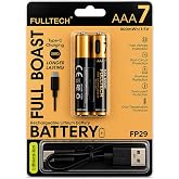 Şarjlı Pil Şarj Edilebilir Pil AAA 1.5V 800mWh &ndash; USB Type-C Şarjlı Kumanda Pili, Lityum-İon, Hızlı Şarj, Uzun &Ouml;m&uuml;rl&uuml; 2 Adet