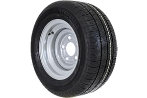‎THE DRIVE The Drive Complete Wheel 195/55 R10 C 98/96N M+S for Car Trailer & Caravan - Rim 6Jx10 H2 ET-4 - Bolt Circle 5x112 - Load Capacity 750kg - Max 140km/h - High Quality Replacement Wheel for Car Trailer