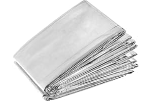 ‎JUSTCAMP JUSTCAMP Rettungsdecke Troy, Rettungsfolie, Notfalldecke, Folie, Größe: 135 x 210cm, Farbe: Silber [1Stück]