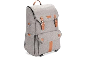 HappyPicnic Zaino da picnic isolato con ampio scomparto refrigerante e portabottiglie, zaino refrigerante per viaggi, pranzo, picnic, escursionismo, campeggio, spiaggia, parco