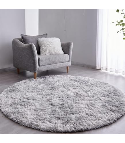 LIUHLFSR Viertelkreis Teppich 80x80cm - Flauschiger Eckteppich Für Wohnzimmer & Schlafzimmer