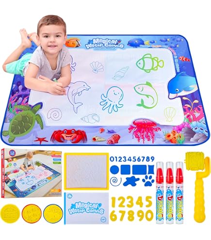 Tapis Aquadoodle Tapis Dessin Enfant,100 * 70 Tapis De Dessin À L'Eau,Tapis Magique Dessin Eau Avec Fonction Tapis D'eveil Tapis Aquadoodle Tapis Dessin Enfant,100 * 70 Tapis De Dessin À L'Eau,Tapis Magique Dessin Eau Avec Fonction Tapis D'eveil