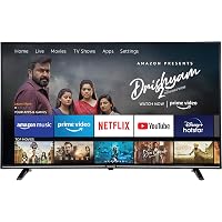 Croma 109 cm (43 inches) Fire TV Edition 4K Ultra HD Smart LED TV (CREL7366, Black) (2021 Model)
