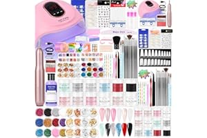 MAJOR DIJIT Nagelfräser für Gelnägel mit UV Lampe für Gelnägel set,nagelfräser,Nagelzubehör, Acrylic Powder,Nagelfeilen,Nagelstudio Set für UV Nageldesign Gelnägel Nagelset Nail Art Geschenke Frauen