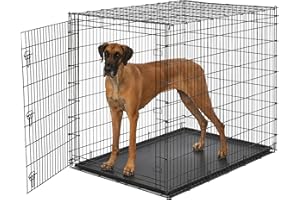 DOGHEALTH Dog Crate - Extra-Large with Single Door - 54" for Giant Breeds