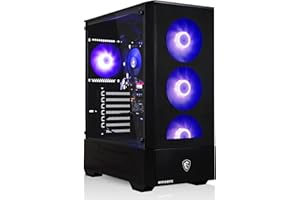 HYPER BYTE® Gaming Pc Essential - Ordinateur avec AMD Ryzen 3 3200G à 4,0 GHz | Vega 8 | 16 Go RAM DDR4 | Disque Dur SSD de 256 Go | Tour Gaming | Wi-FI | Windows 11 Pro