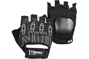 Ennui - Protezione per roller, guanto Carrera Glove, taglia unica, 920001, Nero , L