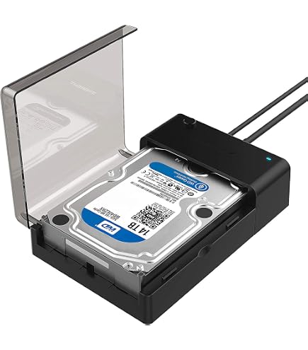 Docking Station Exsensa Per HDD SATA E IDE – 2.5'' E 3.5'', Con Lettore SD, USB