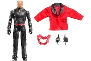 Mattel WWE Elite Action Figure & Accessories, Series #118, 6-inch Collectible Solo Sikoa with 25 Articulation Points & Swappable Hands