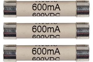 Power Probe Juego de 3, Fusibles cilindricos de 600mA/600 VDC PPTK0035
