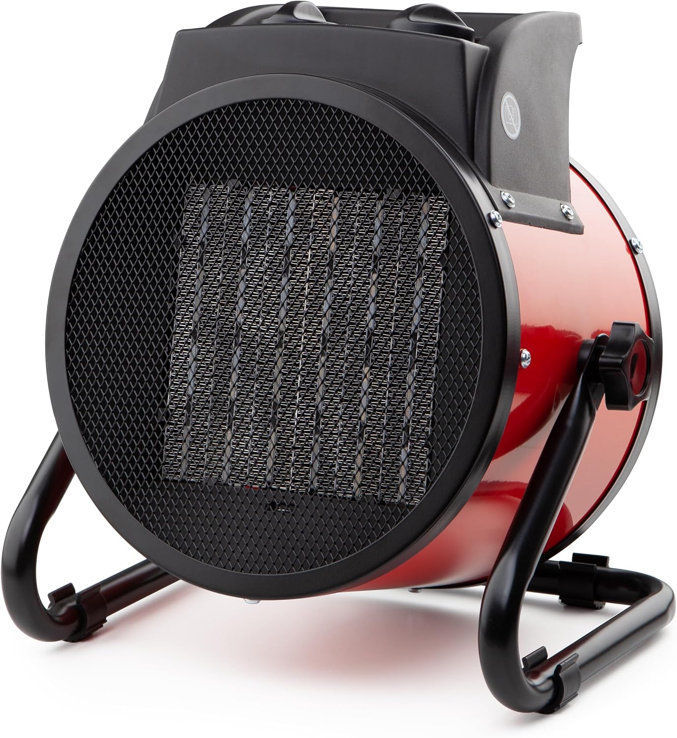 Orbegozo FHR 3050 A, Calefactor eléctrico, cerámico profesional, 3000 W, 2 potencias de calor, control ajustable de temperatura, protección contra sobrecalentamiento, posición ventilador, color rojo