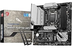 MSI MAG B560M Mortar WiFi Carte Mère Gaming M-ATX - pour Processeurs Intel Core 11ème Gen, LGA 1200, DDR4 Boost (5066MHz/OC), 2 x PCIe 4.0/3.0 x16, 2 x M.2 Gen4/3, 2.5G LAN, Wi-FI 6E