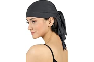 DERESINA HEADWEAR Deresina Bandana Unisexe en Coton et Bambou pour Perte de Cheveux, Cancer, chimiothérapie