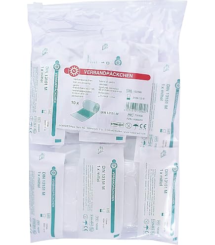 Ciseaux De Premiers Secours LEINA-WERKE 56011 - Longueur 19 Cm - Manche Plastique, Lame Inox - Conforme DIN 58279-B - 6