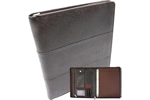 SAFEKEEPERS Skórzana Teczka Konferencyjna A4 - Teczka na Dokumenty i Robocza Ze Skóry